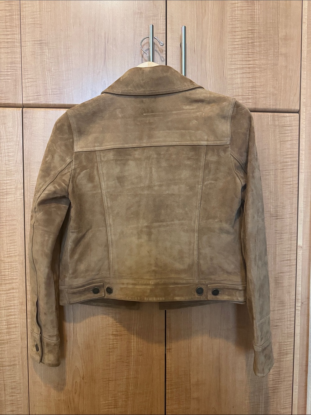 Banana Republic Suede Trucker Jacket - Brown - Picture 2 of 3